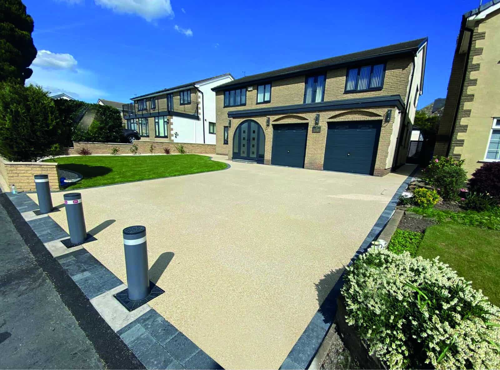 Completed T&A Resin driveway at Hunters Court, Stalybridge